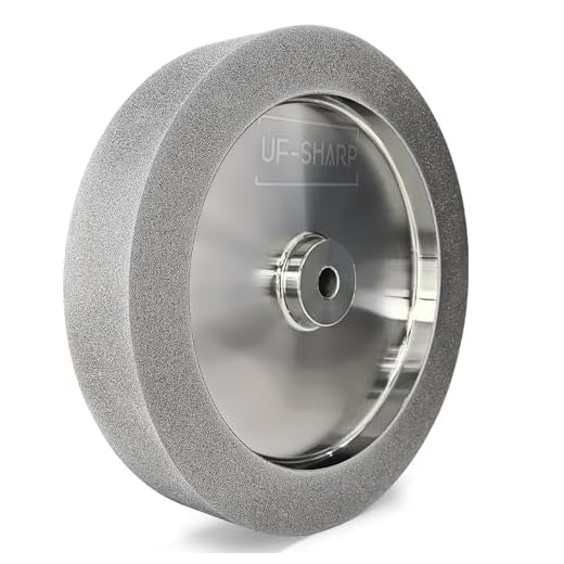 UF-SHARP Mega Square CBN Grinding Wheel 8 inch 180 Grit,1.5" Wide