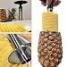 Adorox 2 Piece Stainless Steel Pineapple Fruit Core Slicer De-Corer Peeler Stem Remover Cutter Kitchen Tool (2)