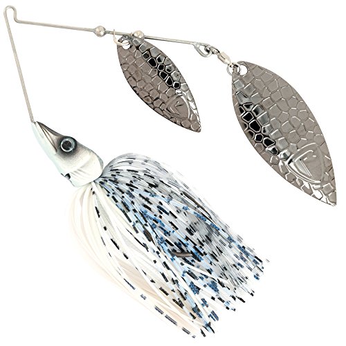 Fox Rage Spinnerbait - Spinnköder zum Spinnangeln auf Hechte & Barsche, Hechtköder zum Spinnfischen, Spinner zum Hechtangeln, Gewicht:28g, Farbe:Ghost Pike
