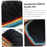 Gcroet Rasta Hat with Dreadlocks, Funny Dreads Wig Knit Hat, Hip-hop Winter Beanie for Women & Men Party Halloween.. - Image 2