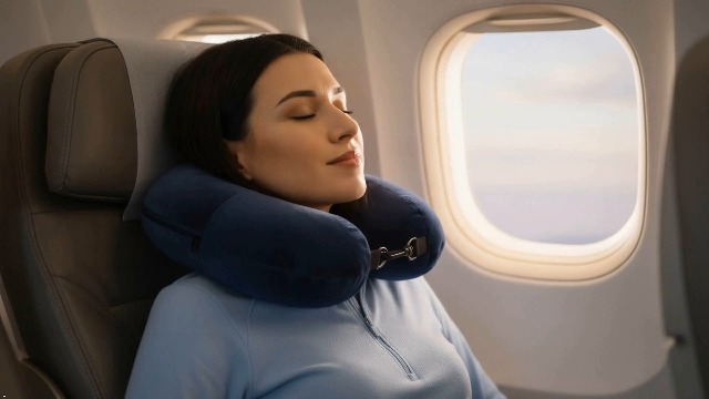 Almohada Plush Ajustable para Viaje Tamaño 2x9cm miniatura 7