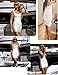 meilun Women's Sleeveless Rayon Bandage Bodycon Strap Mini Dress Medium White