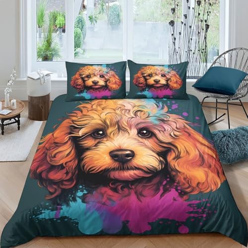 Housse de couette caniche respirante pour limiter la sueur - 4