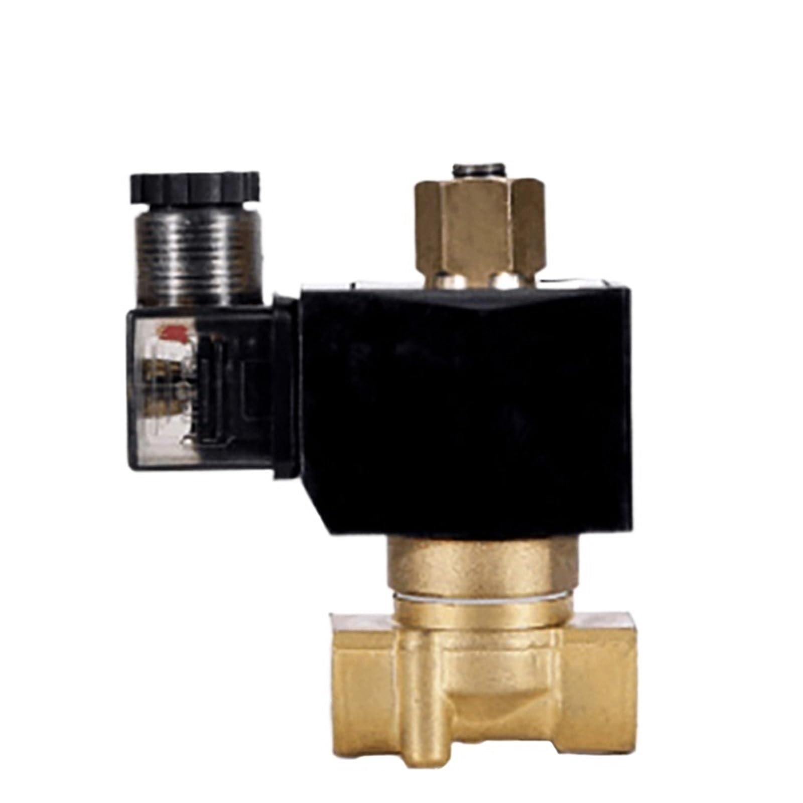 Iusezromar 3/8 " Normally Open Brass Solenoid Valve(Npt_240vac)