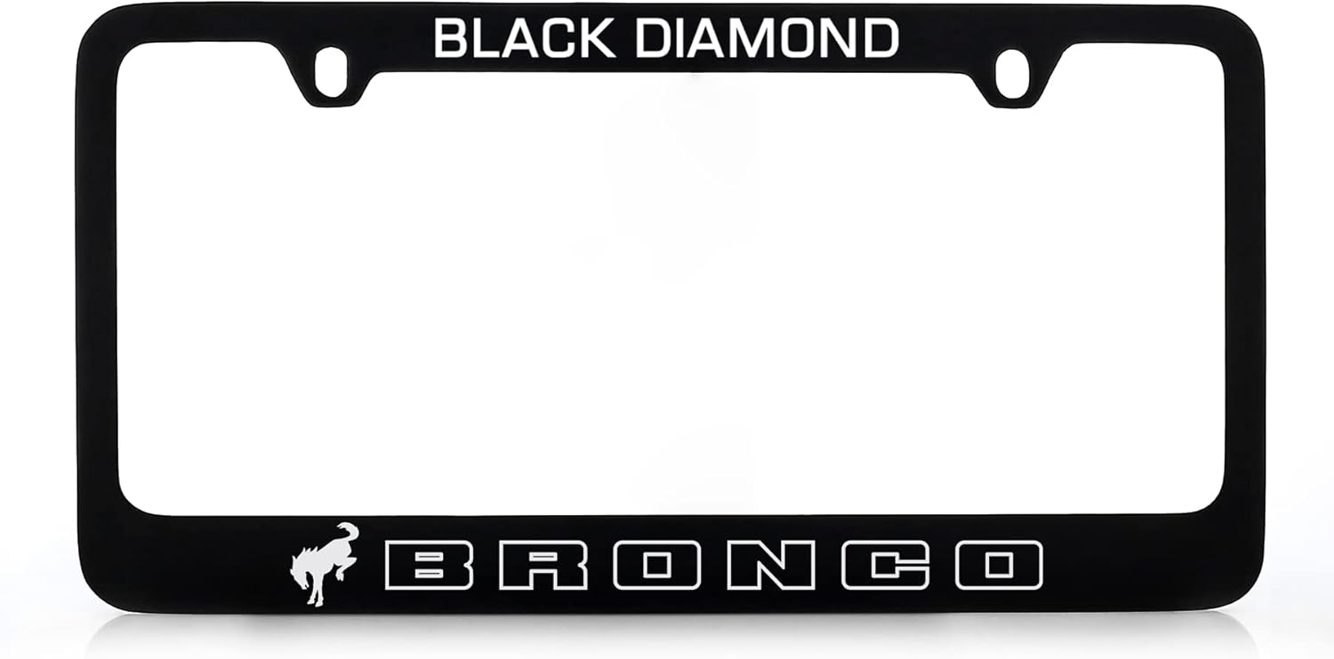 FORD Bronco UV Printed Metal License Plate Frame - Sasquatch