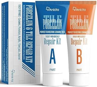 Porcelain Repair Kit, Tile Repair Kit (Primary Colors Kit)