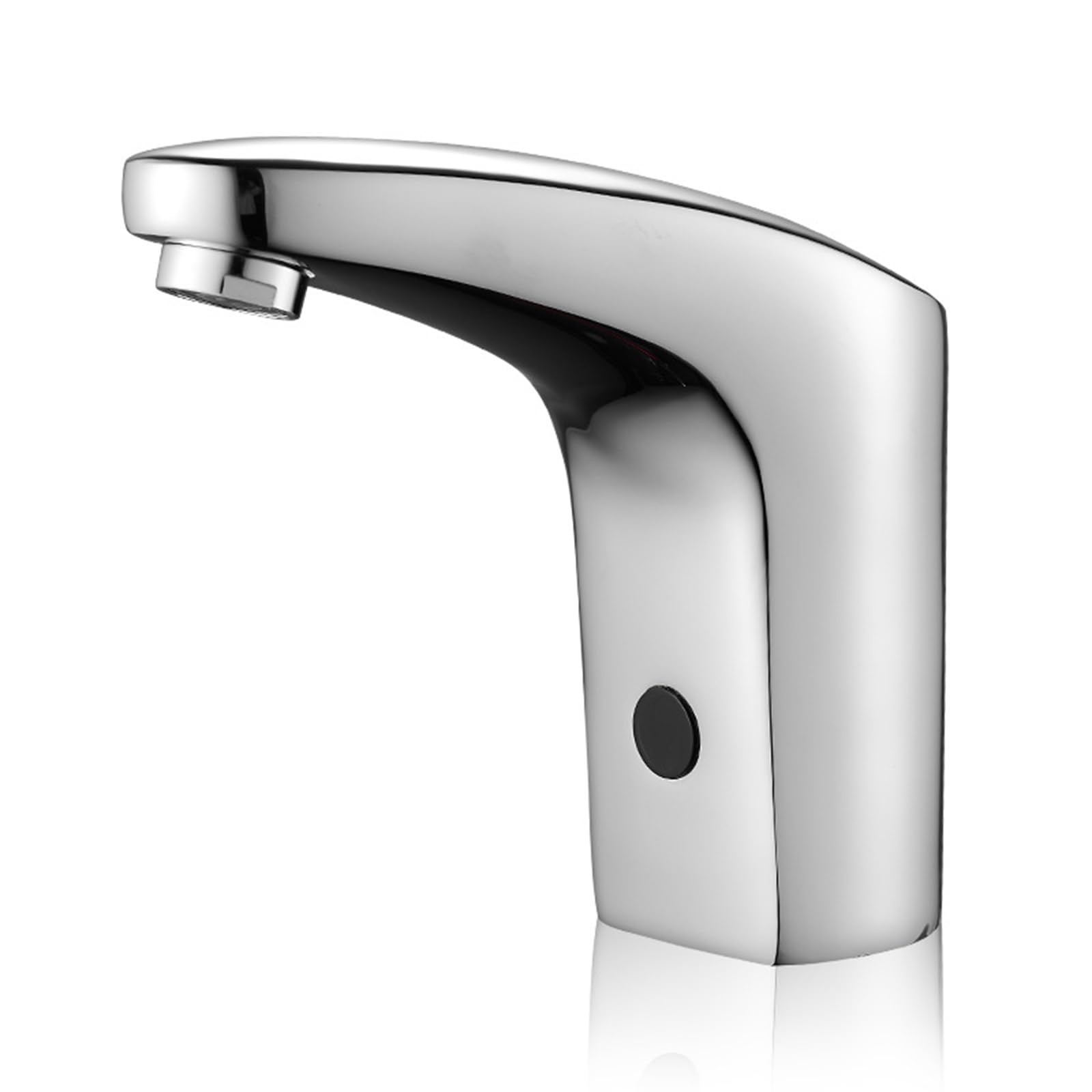 ZYCHSJXA Touchless Basin Tap Sensor Faucet Hand Taps Chrome Hot and Cold Water Mixer Automatic