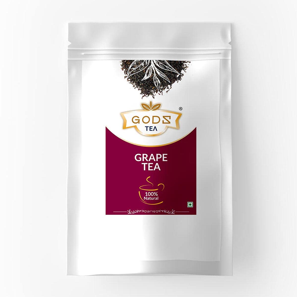 GODS TEA - Grape Tea 100gm, Herbal Grape Tea, Stress relief, Antioxidant rich, controls cholesterol and blood pressure (B09H712H4M) Amazon Price History, Amazon Price Tracker
