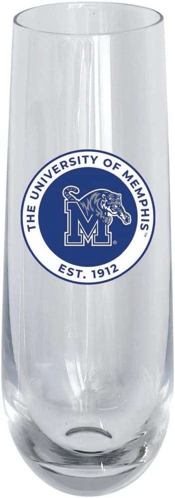Copa Flute Memphis Tigers 10oz Licencia Oficial Universitaria