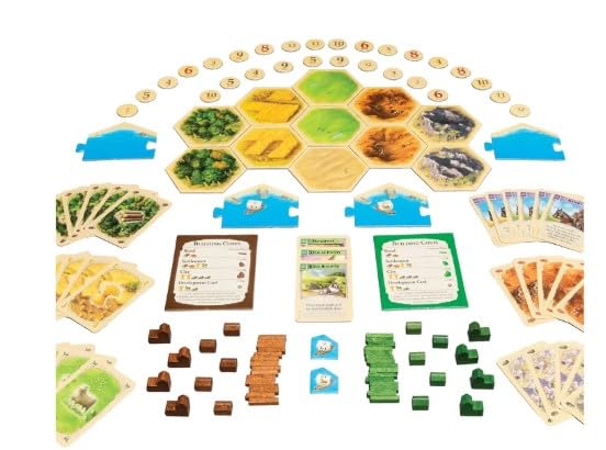 Image of AweStuffs CATTAN Extension 5-6 Strategic Trading & Settlement Board Game | Family Strategy Game for Kids & Adults | Resource Management & Adventure Tabletop Game