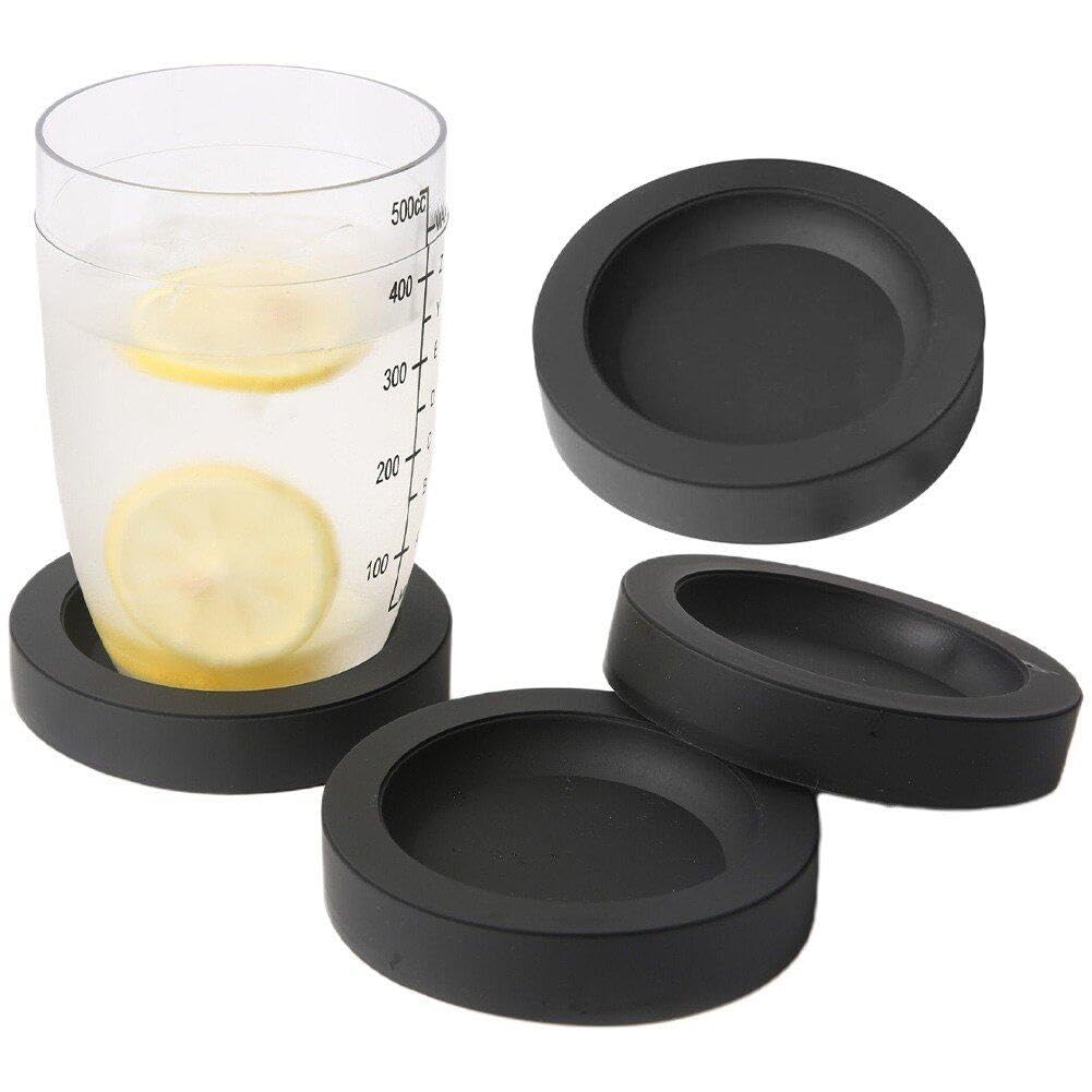 Dessous de verre ronds durables et tapis de tasse haut de gamme pour salon