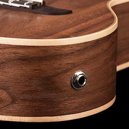 Ortega Guitars Ukulélé Concert électro-acoustique – Série Horizon – tête inversée – Housse incluse – Noyer, Okoumé (RUWN… - Les Beatles, Paul McCartney, John Lennon, RIngo Starr, George Harrison Ortega Guitars Ukulélé Concert électro-acoustique - Série Horizon - tête inversée - Housse incluse - Noyer, Okoumé (RUWN… – Image 5