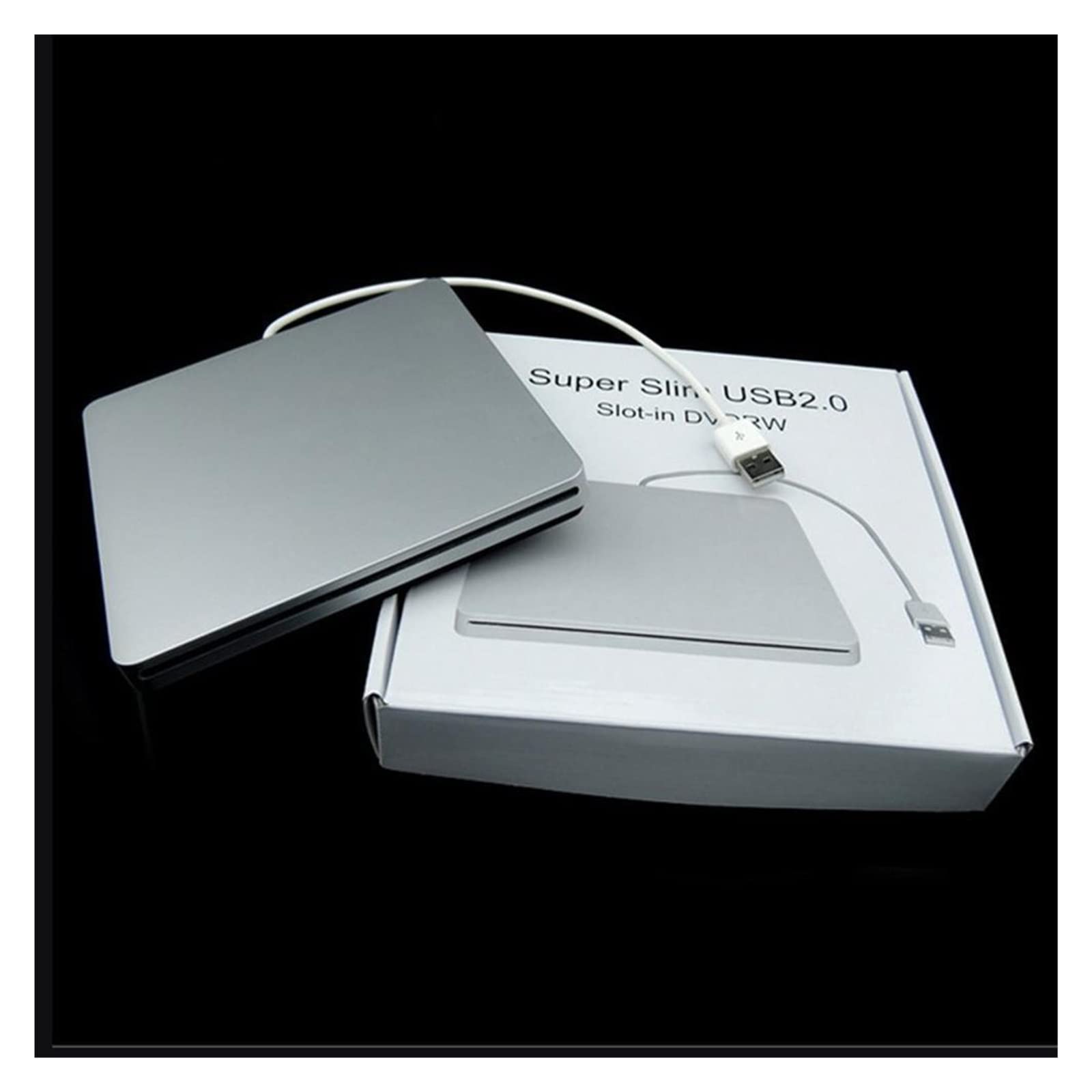 Lettore Dvd Portatile,Lettore Dvd, USB 2.0 Esterno CD Dvd Rom RW Player Burner Drive for Laptop,per la casa, l'auto