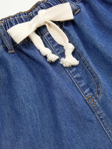 Image of CIDER Drawstring Baggy Jeans Women Mid Waisted Wide Leg Jeans with Pockets
