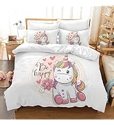 Treers Set Biancheria Da Letto Matrimoniale 3 Pezzi Con Gatto 3D - Copripiumino E Federe In Microfibra (Turchese, 200x200 Cm)