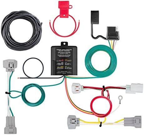 CURT 56349 Vehicle-Side Custom 4-Pin Trailer Wiring Harness, Sele...