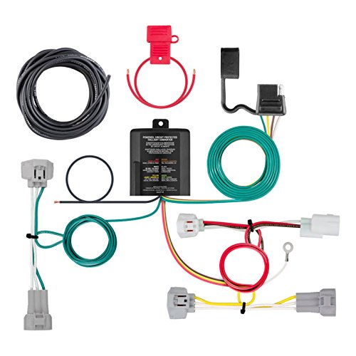 CURT 56349 Vehicle-Side Custom 4-Pin Trailer Wiring Harness, Select Toyota Tacoma