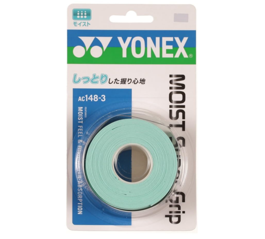 ヨネックス(YONEX) テニス モイストスーパーグリップ（3本入） ウォーター…