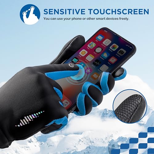 image for SIMARI Kids Winter Gloves with Touchscreen, Warm Thermal, Water-Resist