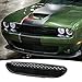 NEESPOC Hood Vent Center Bezel Grill Scoop Fit For 2015-2018 Dodge Challenger SRT HELLCAT & 2019-2023 R/T SCAT PACK 68184348AD 68184348AG 68184348AH,Painted Black Hood Vent Replace Parts Accessories