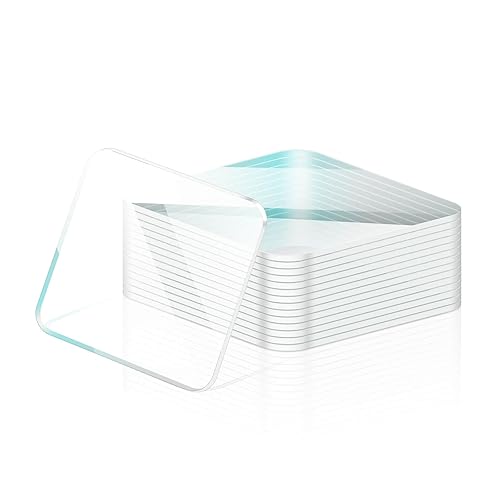 30 cintas de doble cara  Adhesión fuerte y sin rastros, fácil aplicación de una sola pieza, material acrílico, no requiere corte, simplemente rasga