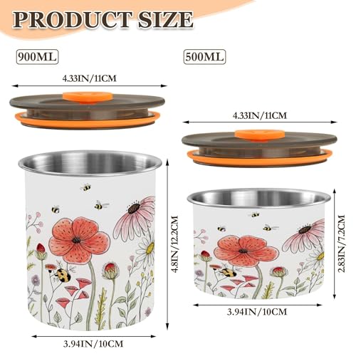 Envase hermético para café 30 oz acero inoxidable miniatura 3