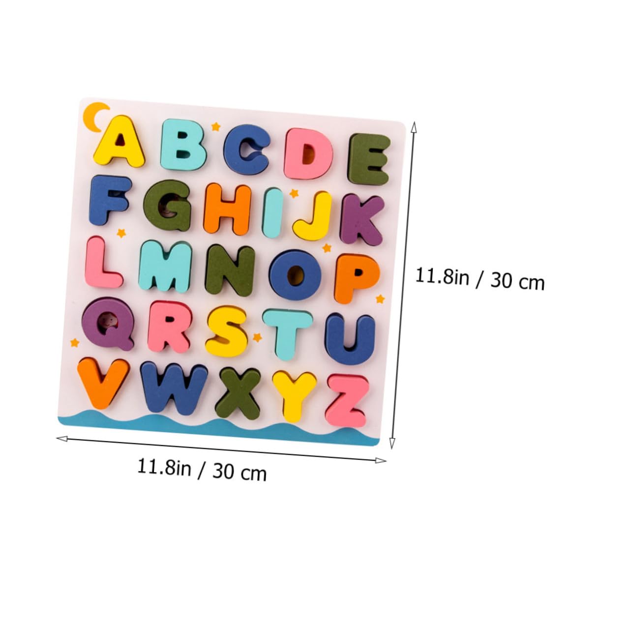 Gatuida 2 Juegos Puzzles de Madera Educativos para Años Juguetes de Reconocimiento de Letras y Números de Unidades Didácticas para Aprendizaje Temprano