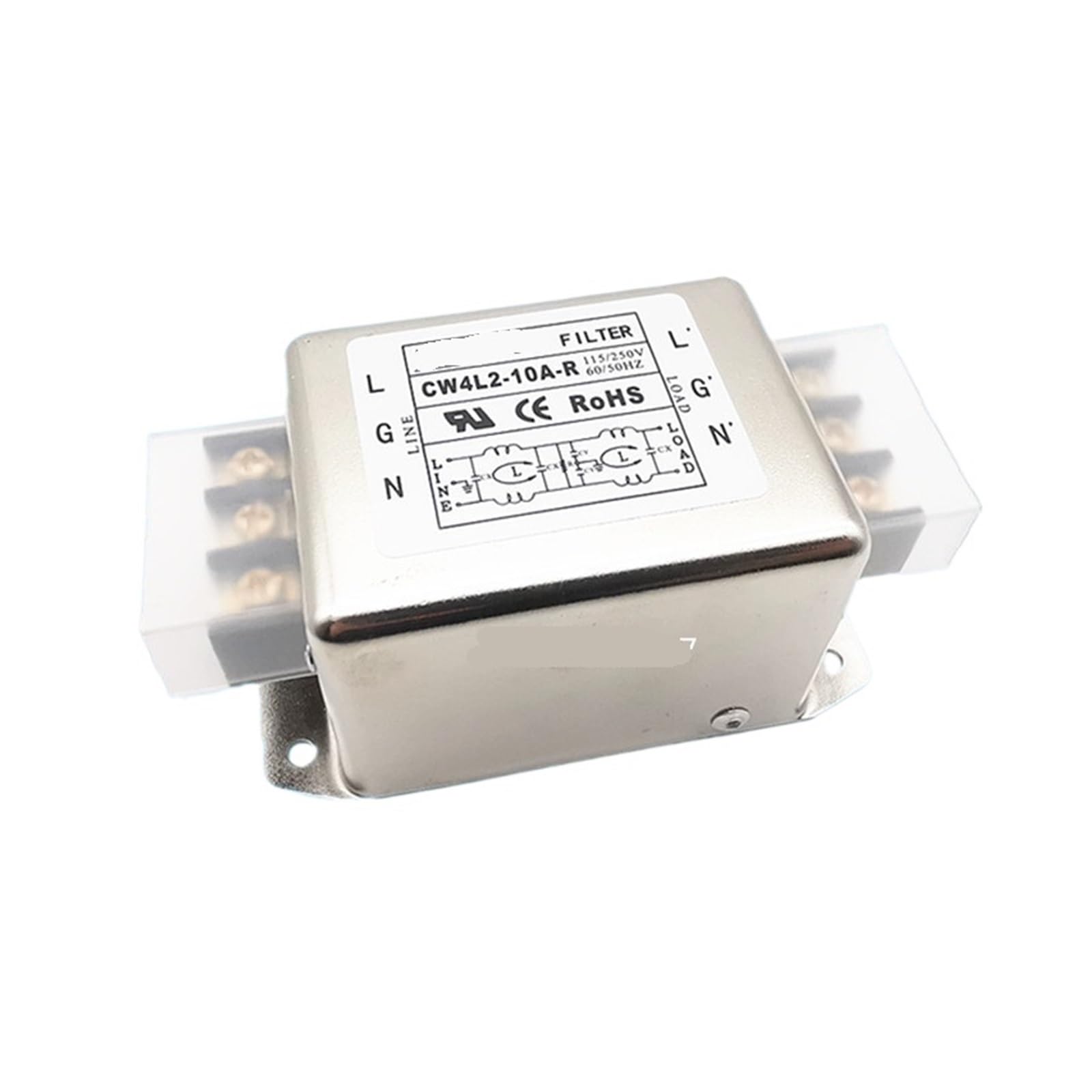 WBBAYDRFR Terminal Block Power Filter CW4L2-10A/20A/30A-R 220V(CW4L2-10A-R 10A)