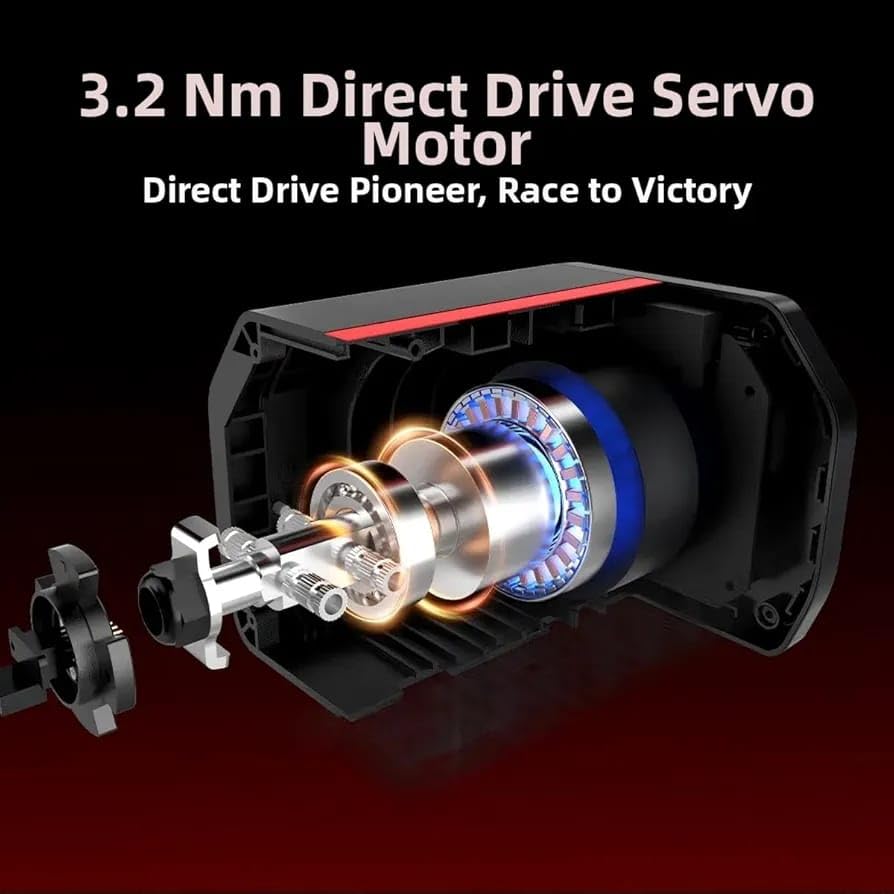 Image of PXN V10 Pro Direct Drive Racing Wheel with 3 Pedals | 270-900 Rotation | Magnetic Hall Sensors | Compatible with PC, PS4, Xbox Series X /S