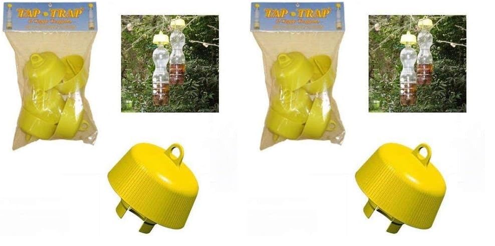 Mouche plastique jaune Tap-trap lot de 2 pour protéger vos vergers naturellement