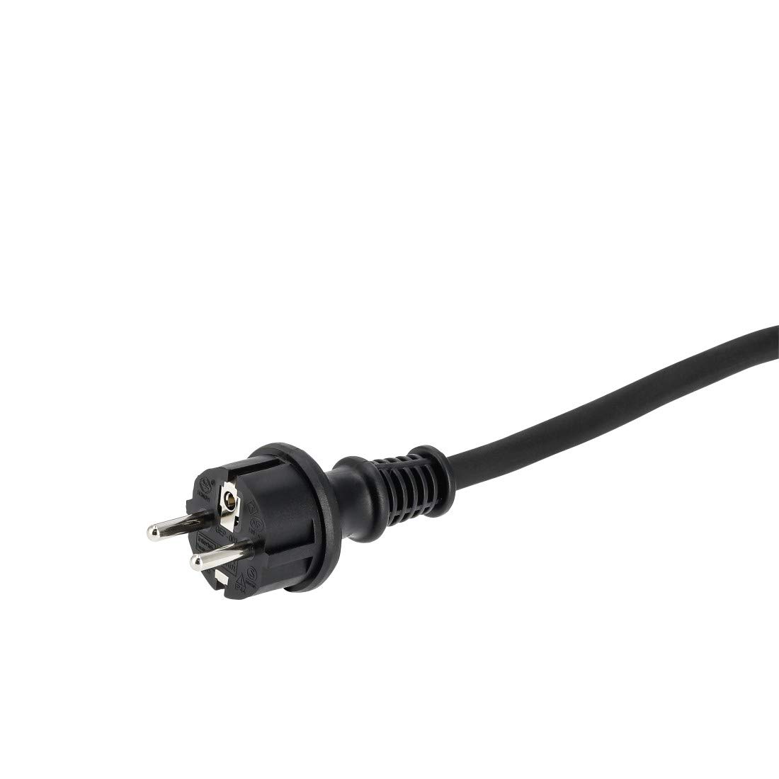 Hama Gartensteckdose 2fach, mit Zeitschaltuhr (wetterfeste Außensteckdose mit Erdspieß, IP44, Outdoor, einfach programmierbar, reduzierter Stromverbrauch, 250V) schwarz
