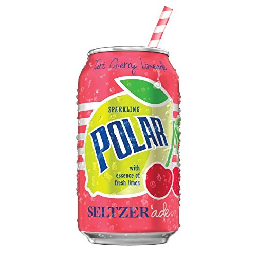 POLARSeltzerade Tart Cherry Limeade 12 oz Cans - 3 Packs of 8