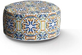 BRANDANI - 53891 - Pouf Gonfiabile MEDICEA Blu P OLIESTERE