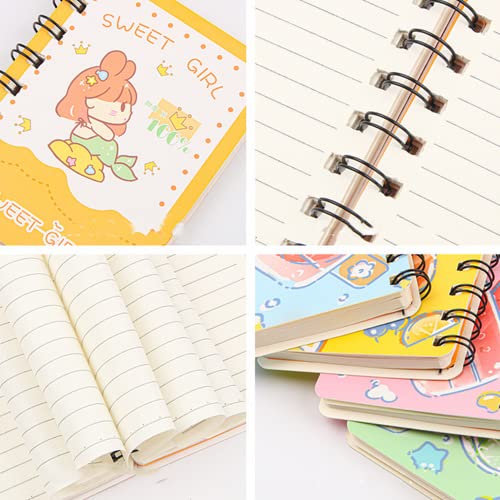 Spiral Notebook，12Pcs3 × 7 Inchmini Pocket Notebook Set,80 Sheets -160 Pages Journals For Study And Notes,Pocket Notebook For Travel, Student Memo #TOP2