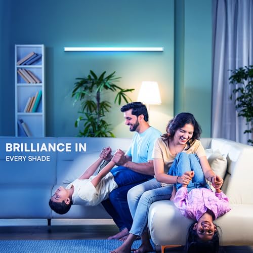Image of MAGIK Ultima Square Sleek 20W (Blue) LED Batten | T5 Tube Light | High Brightness Accent Light | Energy Efficient | Polycarbonate Body | Ideal for Home & Decorative Use | Pack of 1