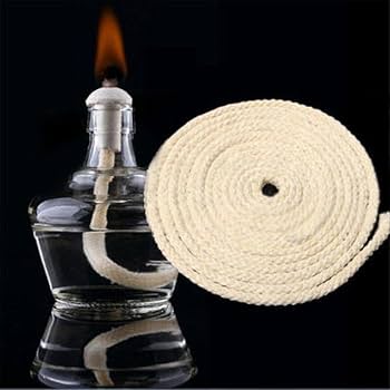 Firefly Brand - 5 Feet Of 3.6mm Braided Eco Cotton Replacement Wick For Oil Lamps And Candles