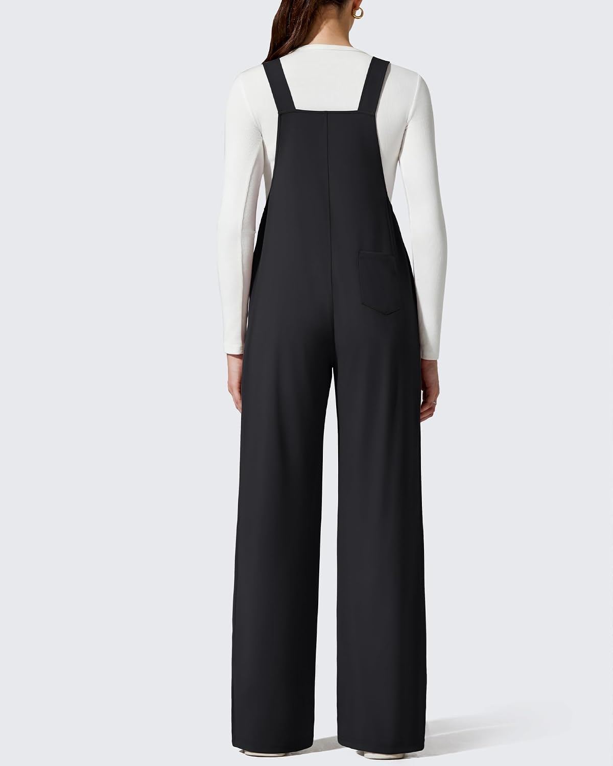 G4Free ShiftReady Maternity Overalls Adjustable Strap Overalls Pregnancy Jumpsuits Wide Leg Pants with Pockets