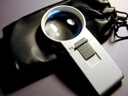 Low Vision Illuminated, 5X Power Lens, Magnifier, Model No. 6978