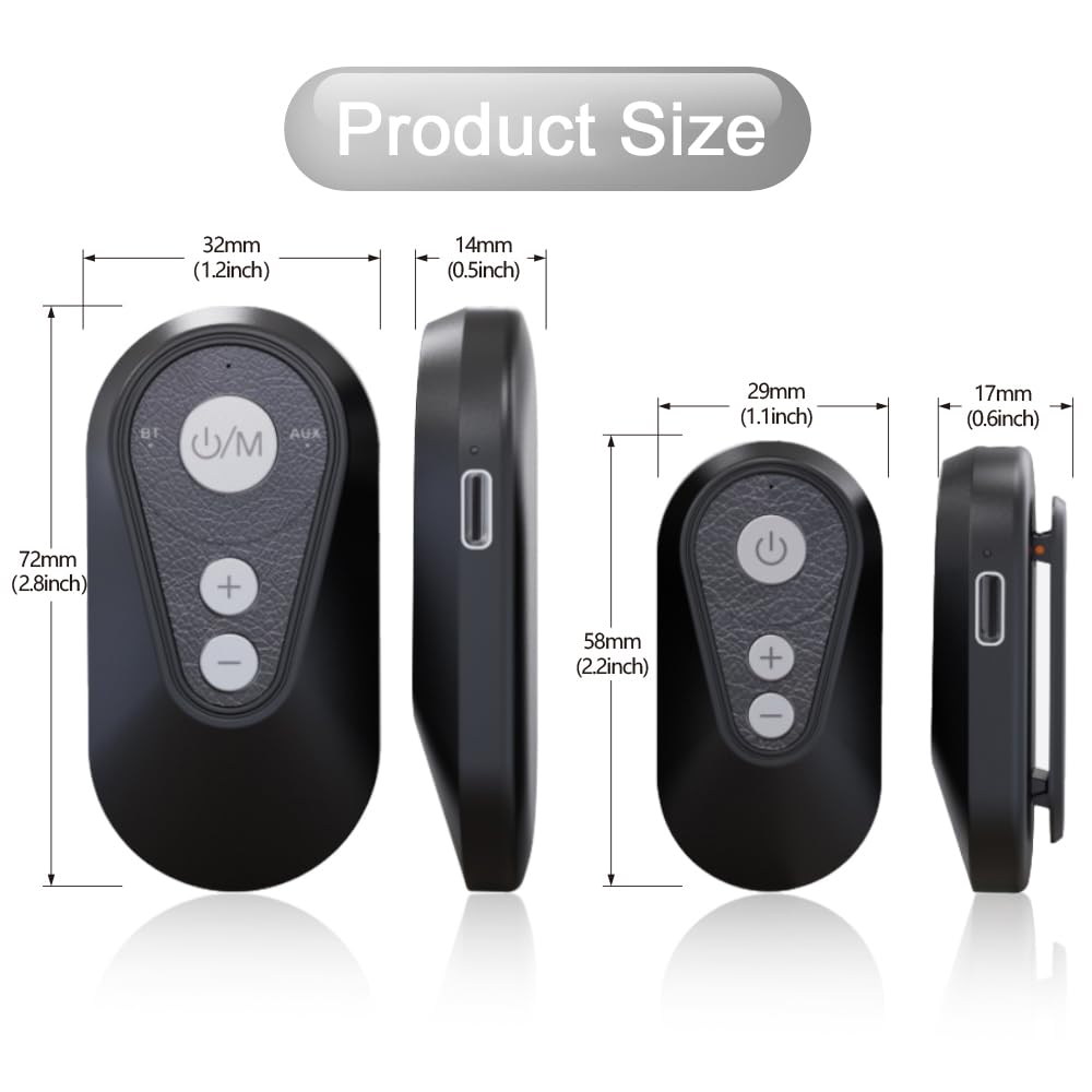 docooler Adattatore audio ad alta fedeltà, potente capacità di connessione a bassa latenza, interfaccia da 3,5 mm USB tipo C, trasmissione stabile a lunga distanza, ampiamente applicabile