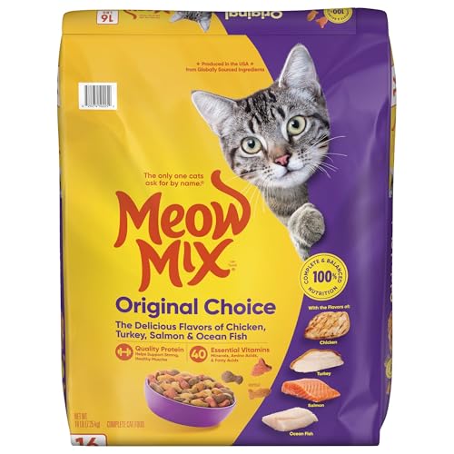 Meow Mix Original Choice Dry Cat Food, 16 Pound Bag