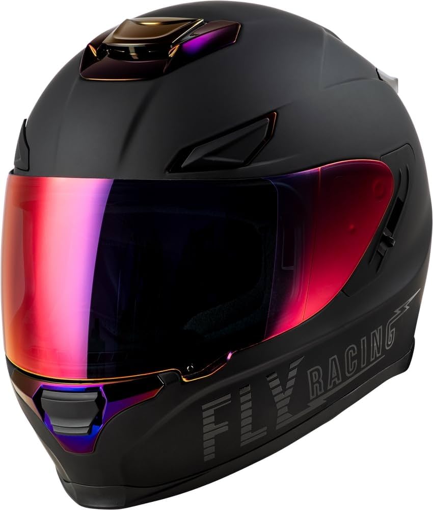 Amazon.com: Fly Racing 73-8429L Sentinel Recon Helmet Matte Black
