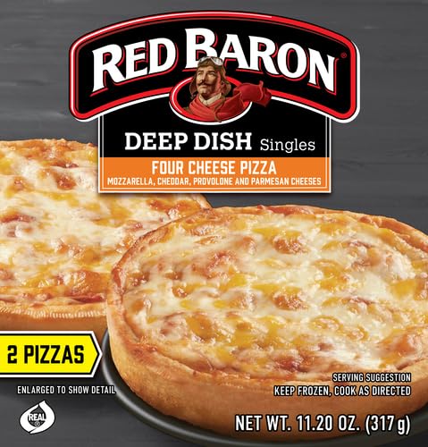 Red Baron Deep Dish Singles 4 Cheese Pizza, 11.2 Oz thumb #1