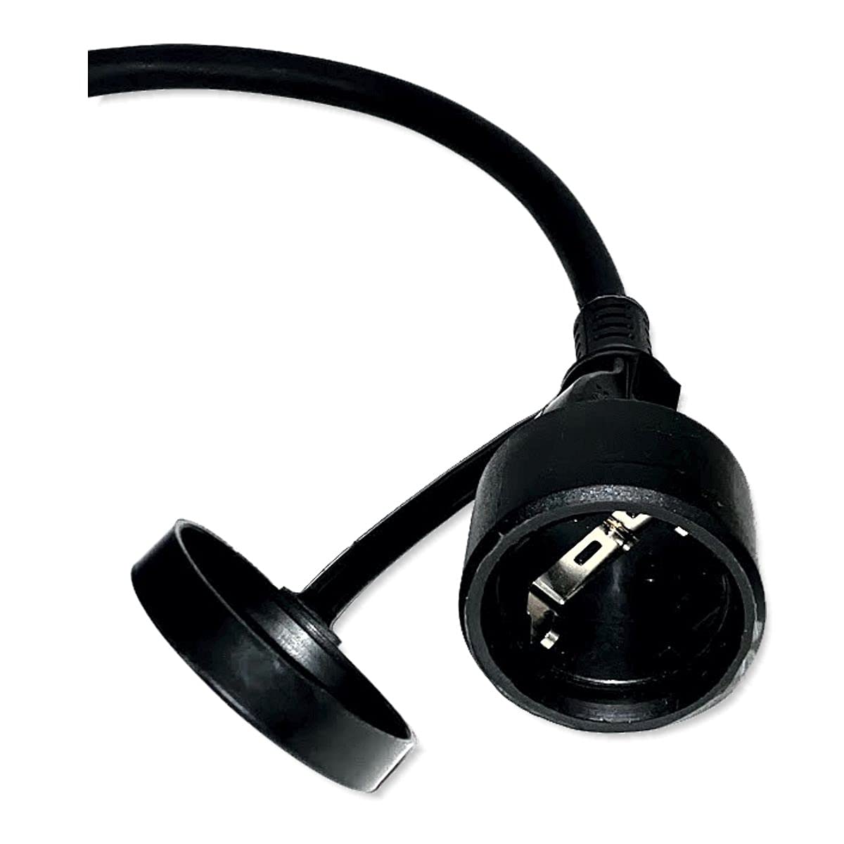Ensemble de câbles de camping 230 V 10 m H07RN-F 3G2,5 avec adaptateurs IP44 3 x 2,5 mm 16 A, fiche Schuko à CEE