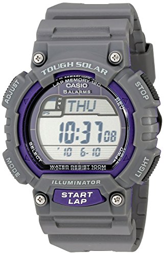 Casio Men's STL-S100H-8AVCF Tough Solar Digital Display Quartz Grey Watch