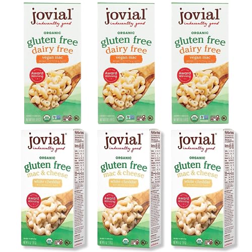 Jovial Organic Gluten Free Mac and Cheese Variety Pack (White