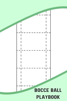Independently published Bocce Ball Playbook Blank Bocce Ball Field Diagram Notebook For Anyone Looking To Develop Their Skills And Strategies For Success