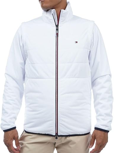 Amazon | [トミー ヒルフィガー ゴルフ] ジャケット パデッド 2WAY