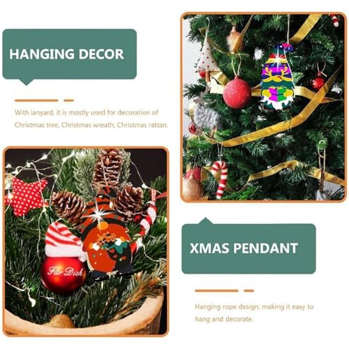 Décorations de sapin de Noël à peindre avec surface lisse