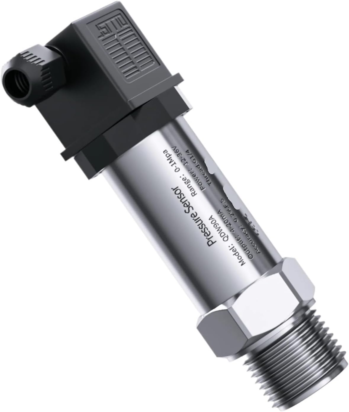 4-20mA RS485 G1/4 Pressure Transducer 0-600bar to 0-10V 0.5-4.5V 0-3.3V Smart Pressure Transmitter Sensor for Oil Gas Water Air(0.5-4.5V G1-4,0-60bar)