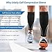 Udaily Calf Compression Sleeves for Men & Women (20-30mmhg) - Leg Support Socks for Shin Splint & Calf Pain Relief